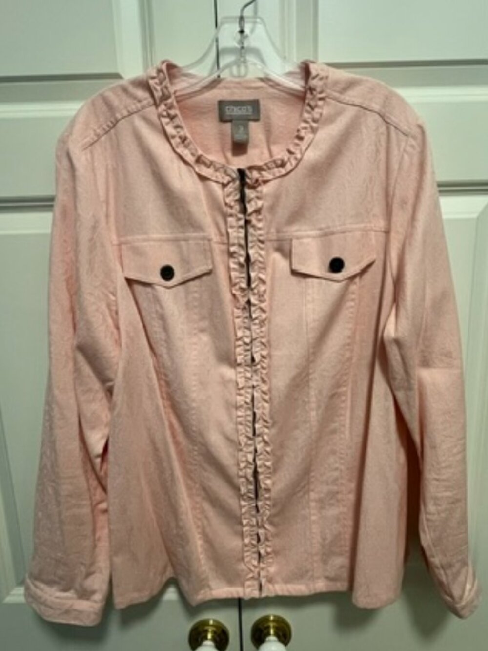 Vintage Chico's cotton "jean" jacket